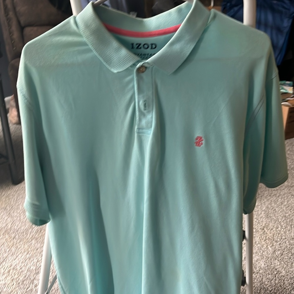 Mint Green Izod Polo XXL